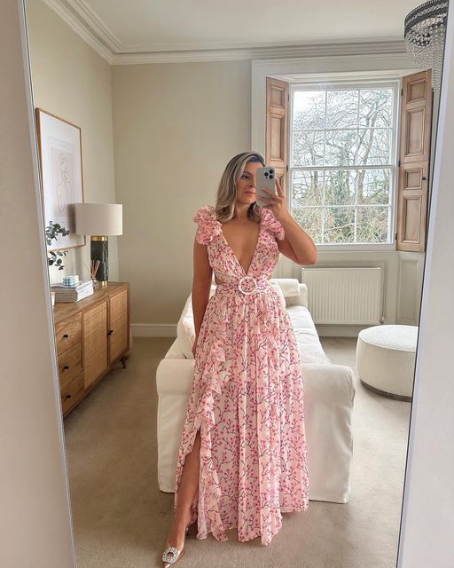 Rosewater Glow dress