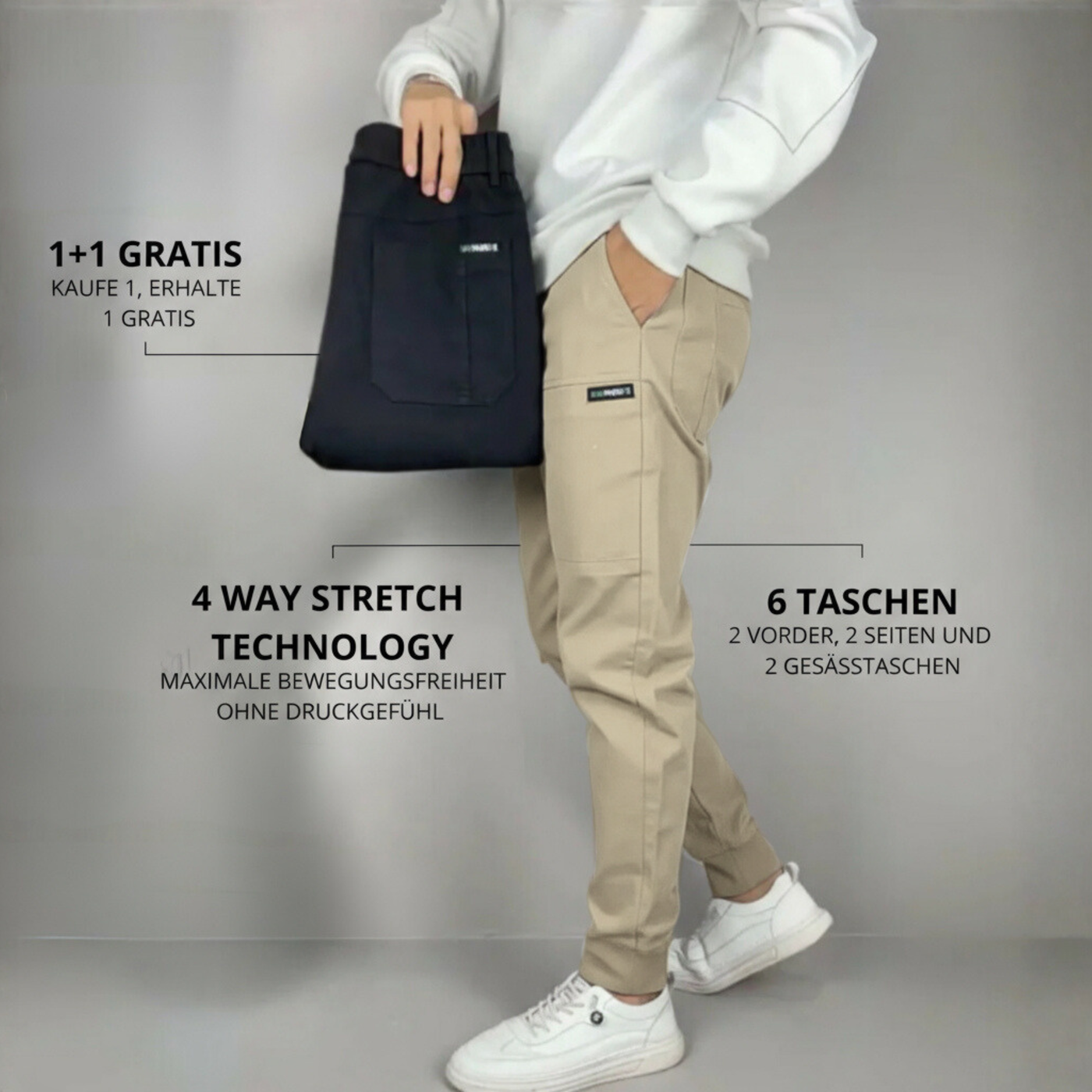 TOMMASO™ - PREMIUM STRETCH-CARGOHOSE